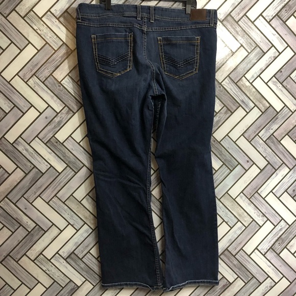 BKE Wendi Dark Wash Bootcut Jeans Size 38R - Picture 2 of 2
